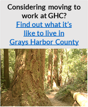 Consider moving to work at GHC? Find out what it's like to live in Grays Harbor County
