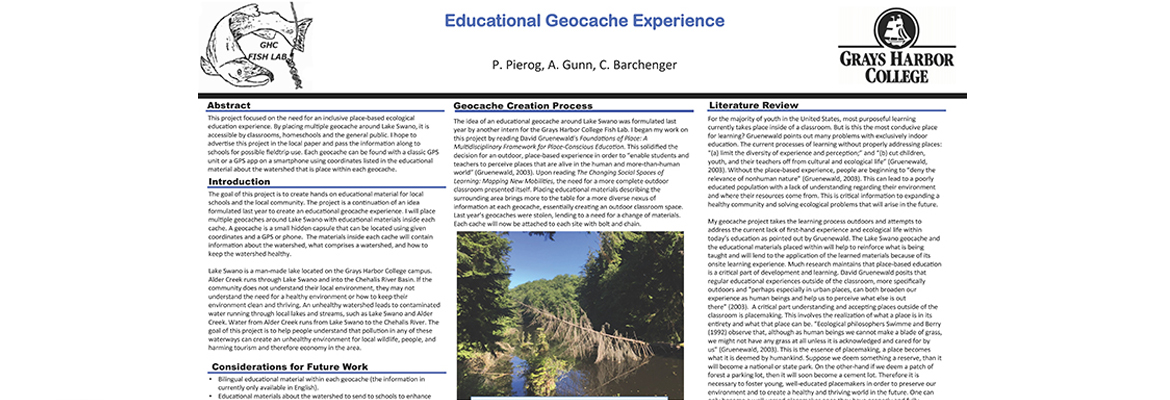 Educational Geocache Experience