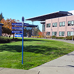 main campus on a sunny day