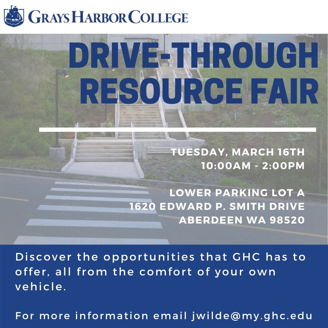 Drive through resource fair with information listed above