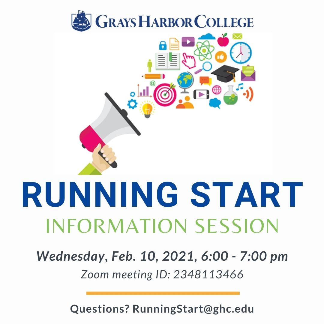 Running Start Information Session Wednesday Fe. 10, 2021