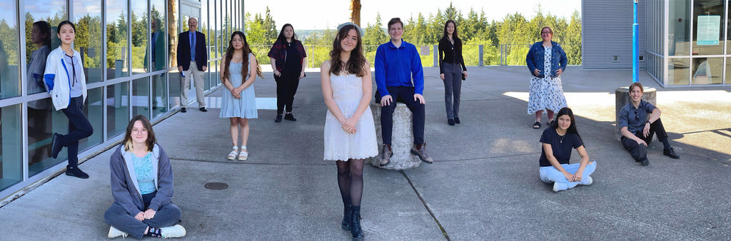 Grays Harbor College's Top 10 Scholars with Dr. Ed Brewster