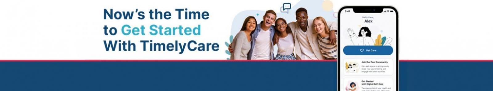 Now's the Time to Get Started with Timelycare - photo of friends with arms around each other and a phone