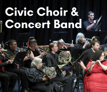 The GHC Civic Band mid performance.